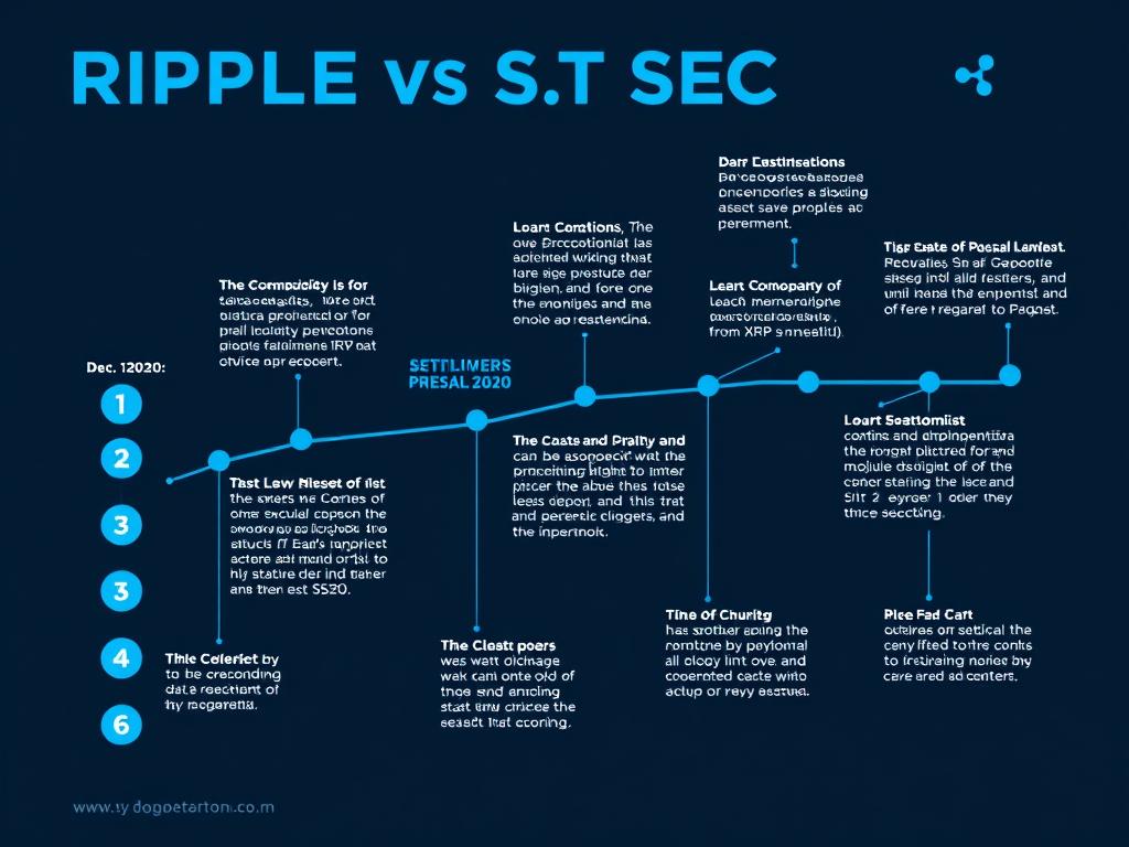 Timeline of key events in the Ripple SEC case affecting XRP price rally Timeline of key events in the Ripple SEC case affecting XRP price rally
