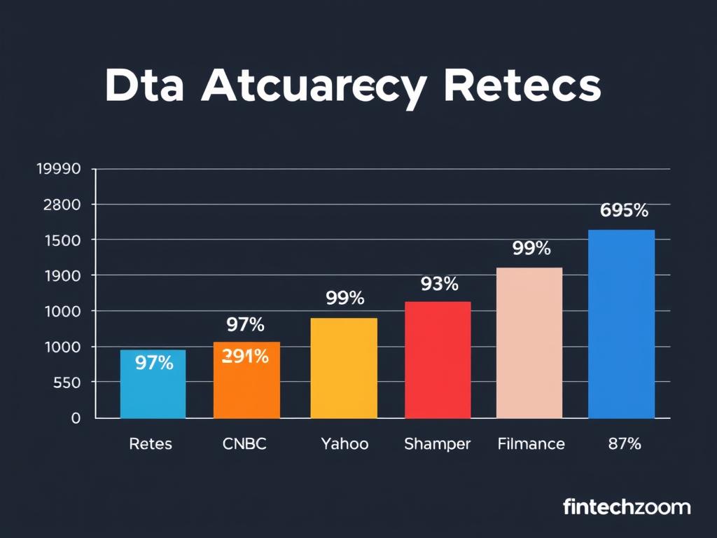 Chart showing data accuracy comparison between financial platforms Chart showing data accuracy comparison between financial platforms