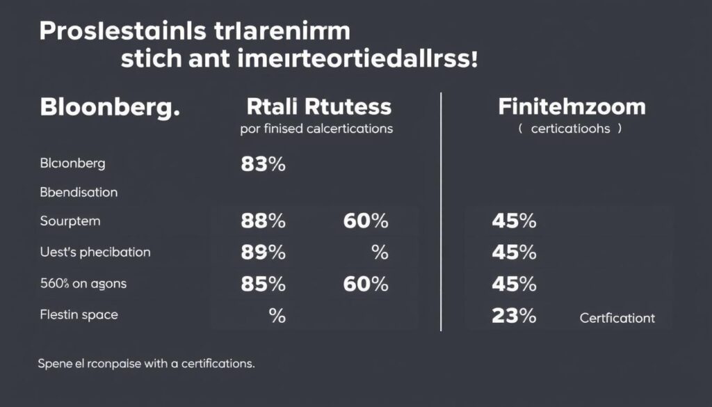 Comparison of analyst credentials between financial platforms Comparison of analyst credentials between financial platforms
