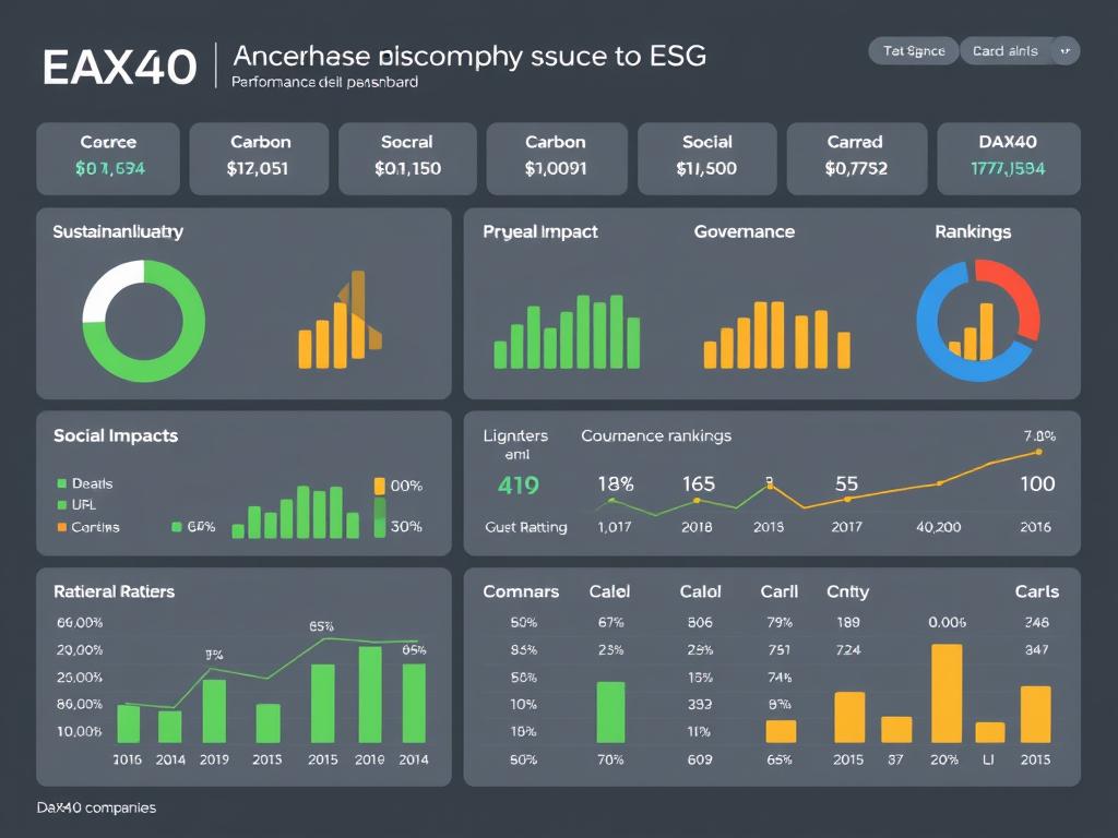 ESG performance dashboard for DAX40 companies ESG performance dashboard for DAX40 companies