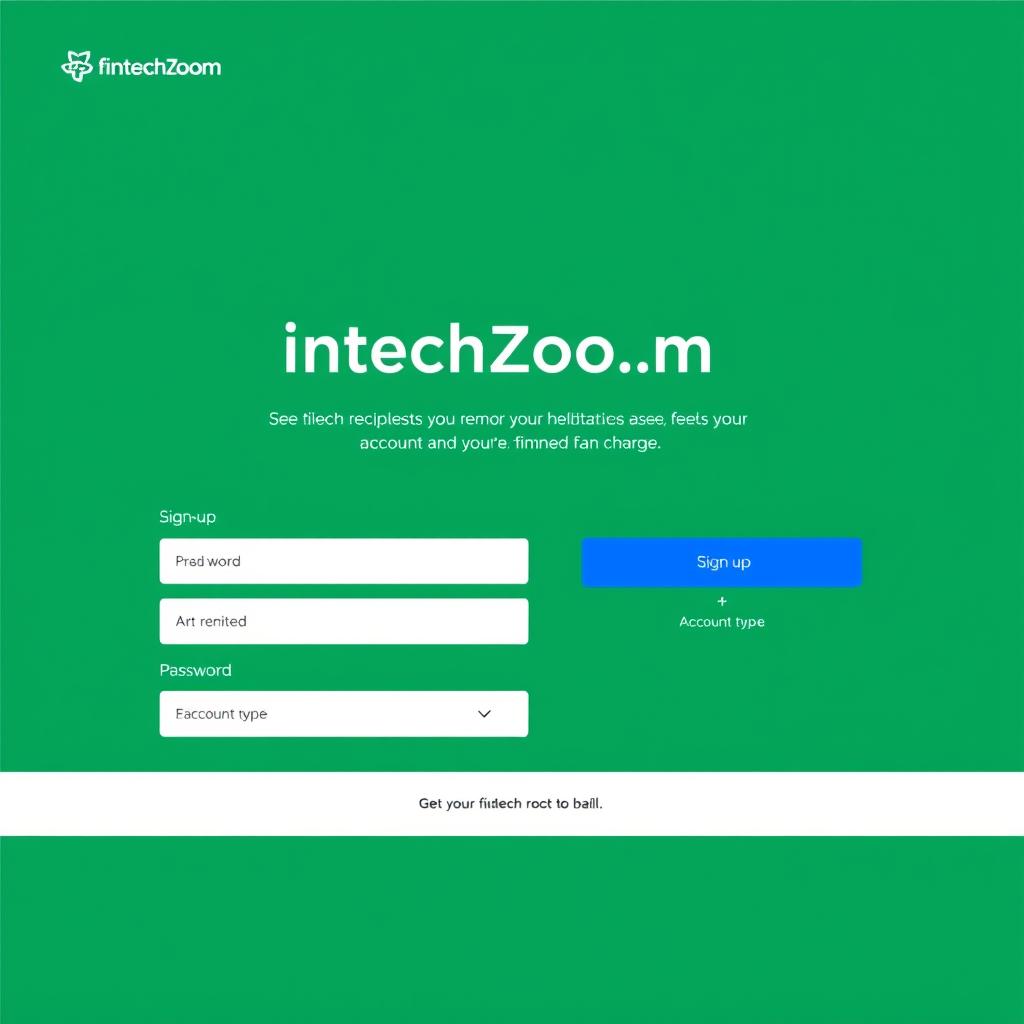 FintechZoom.com registration page FintechZoom.com registration page