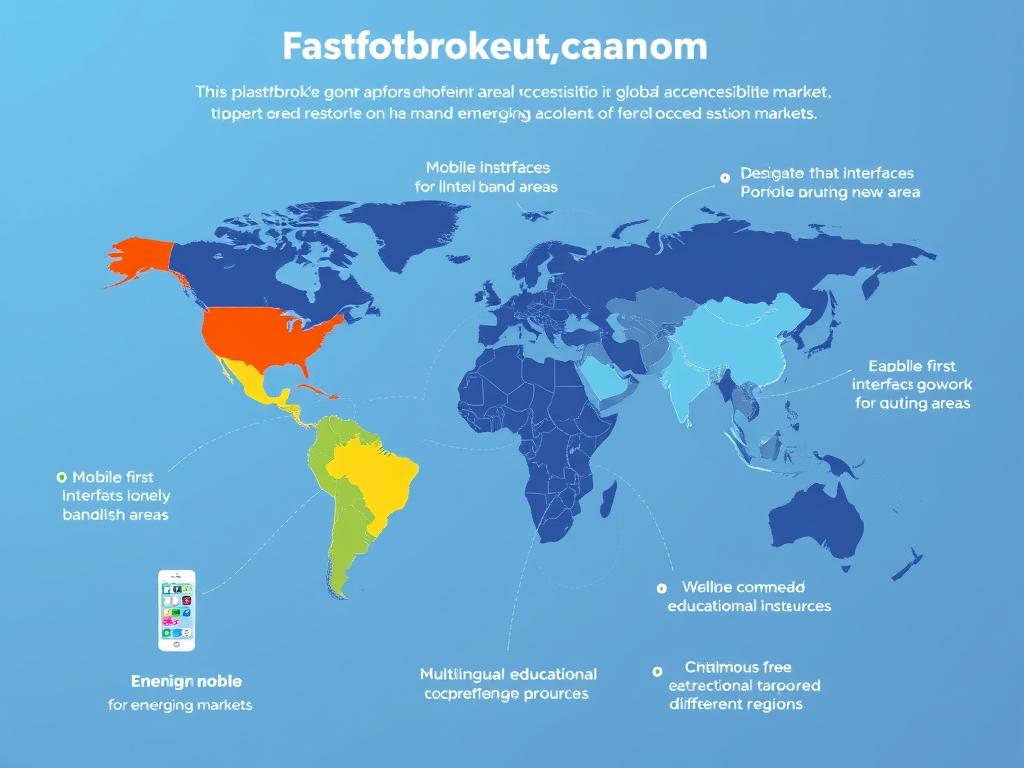 Myfastbroker.com's global accessibility initiative showing platform adaptation for emerging markets Myfastbroker.com's global accessibility initiative showing platform adaptation for emerging markets