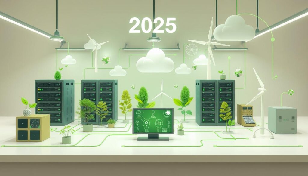 Sustainable internet infrastructure showing renewable energy-powered data centers and eco-friendly networking equipment Sustainable internet infrastructure showing renewable energy-powered data centers and eco-friendly networking equipment