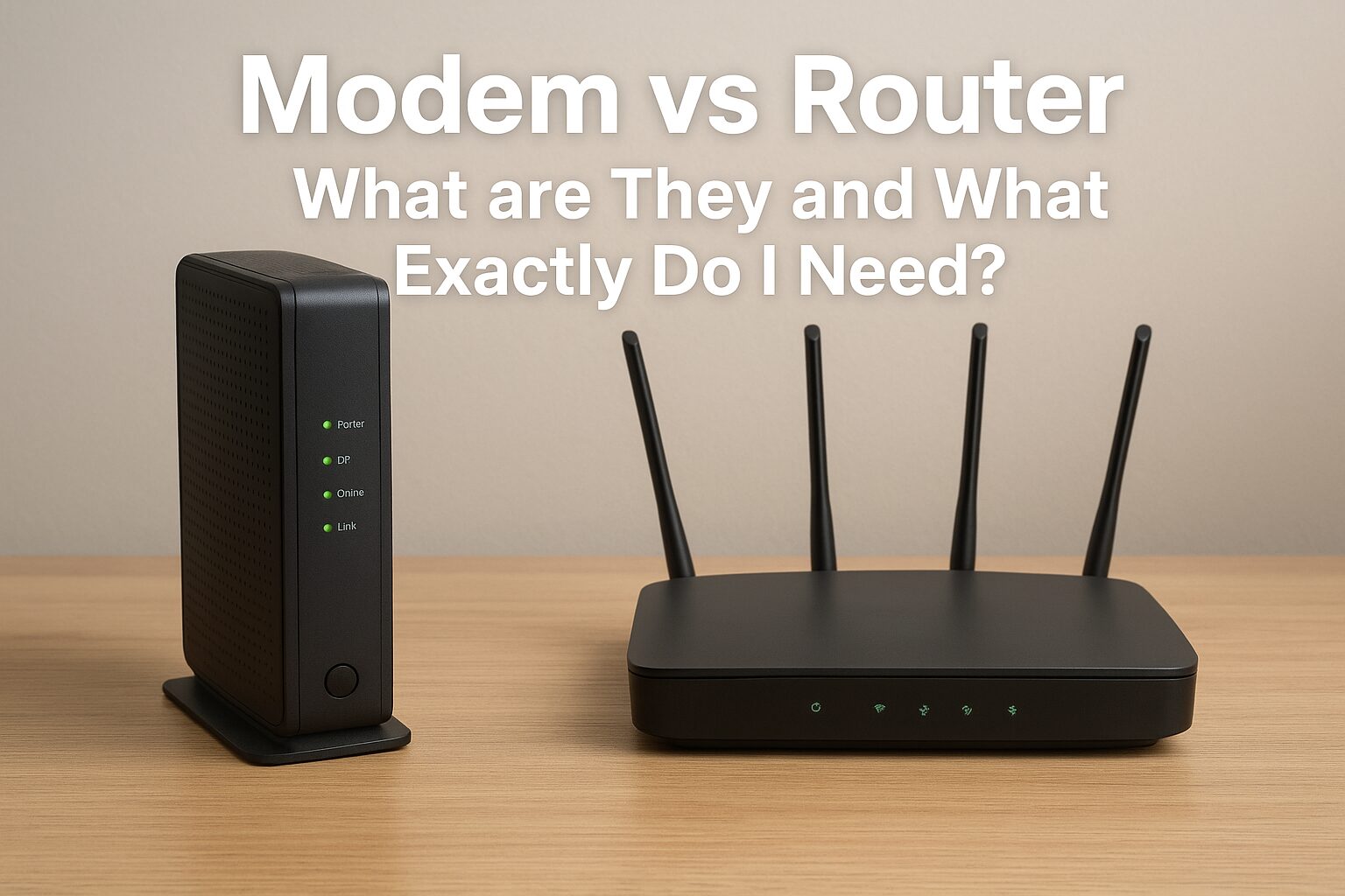 modem vs router
