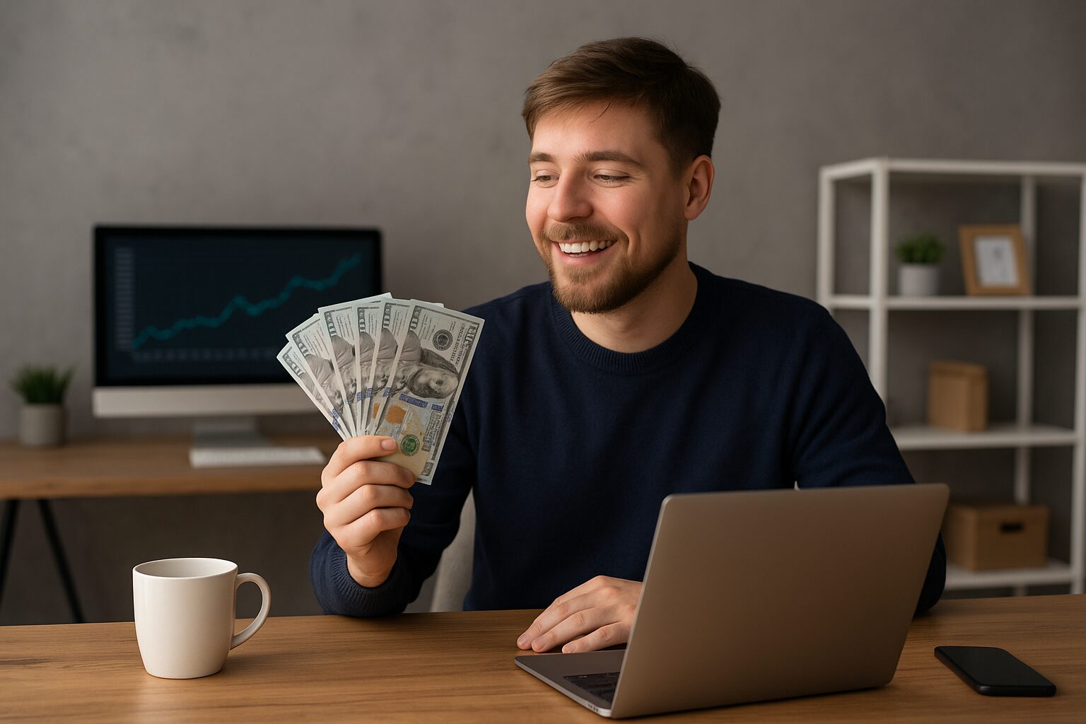 how much money does mrbeast have