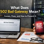 what does 502 bad gateway mean