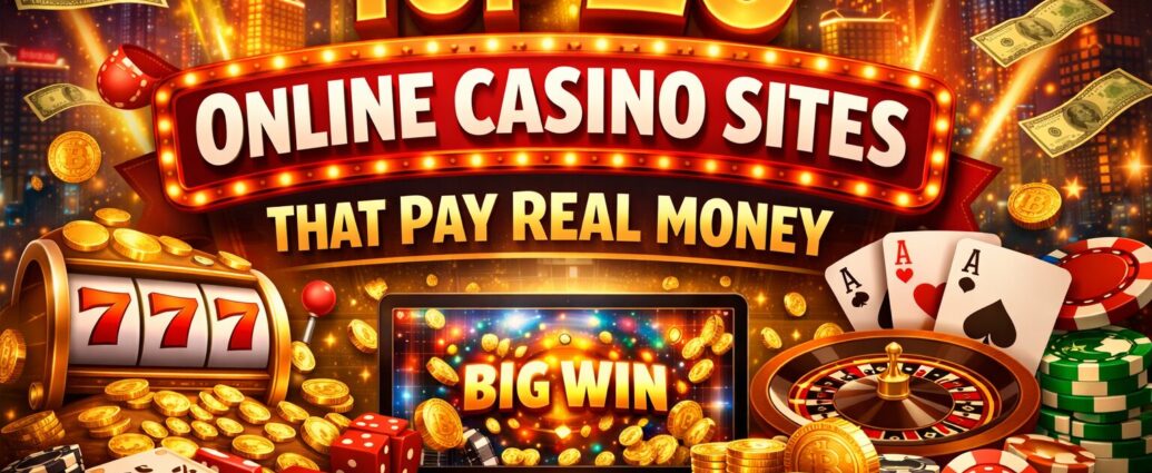 Top 20 Online Casino Sites That Pay Real Money